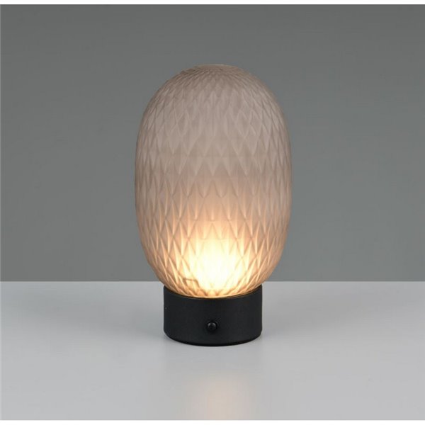 Lámpara de mesa LED con carga USB FACETTE 3 intensidades interruptor táctil 1,5W 140lm 3000K IP20