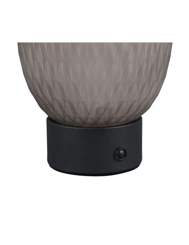 Lámpara de mesa LED con carga USB FACETTE 3 intensidades interruptor táctil 1,5W 140lm 3000K IP20