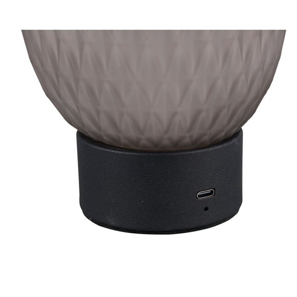 Lámpara de mesa LED con carga USB FACETTE 3 intensidades interruptor táctil 1,5W 140lm 3000K IP20