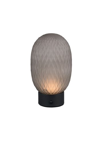 Lámpara de mesa LED con carga USB FACETTE 3 intensidades interruptor táctil 1,5W 140lm 3000K IP20