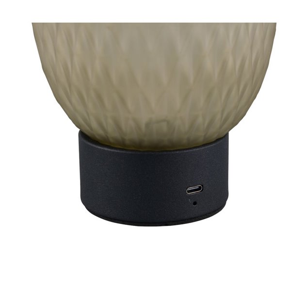 Lámpara de sobremesa LED regulable con carga USB y sensor táctil FACETTE  1,5W 140lm 3000K IP20