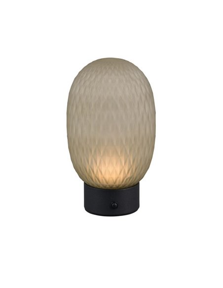Lámpara de sobremesa LED regulable con carga USB y sensor táctil FACETTE  1,5W 140lm 3000K IP20