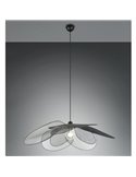 Lámpara de techo FLEURE pantalla de rejilla y altura ajustable bombilla excl. 1x E27 max. 60W IP20