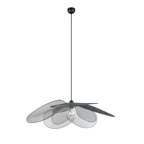 Lámpara de techo FLEURE pantalla de rejilla y altura ajustable bombilla excl. 1x E27 max. 60W IP20