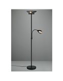 Lámpara de pie GERRY 2 luces independientes y brazo de lectura flexible excl. 2xE27/1xE14 max.18/10W IP20