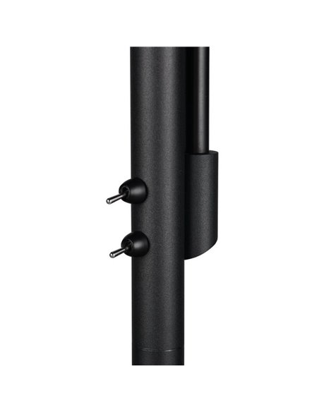 Lámpara de pie GERRY 2 luces independientes y brazo de lectura flexible excl. 2xE27/1xE14 max.18/10W IP20