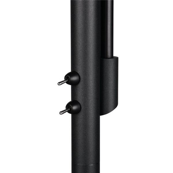 Lampadaire GERRY 2 lumières indépendantes et bras de lecture flexible excl. 2xE27/1xE14 max.18/10W IP20