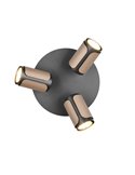 Plafón de techo con 3 focos GILLAN Ø30cm bombilla excl. 3x GU10 max. 10W IP20