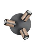 Plafón de techo con 3 focos GILLAN Ø30cm bombilla excl. 3x GU10 max. 10W IP20