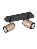 Regleta de 2 focos orientables GILLAN bombilla excl. 2x GU10 max. 10W IP20
