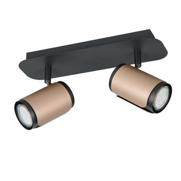 Regleta de 2 focos orientables GILLAN bombilla excl. 2x GU10 max. 10W IP20