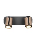 Regleta de 2 focos orientables GILLAN bombilla excl. 2x GU10 max. 10W IP20