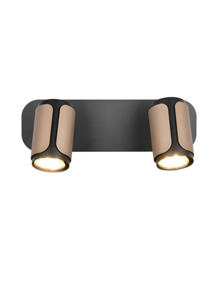 Regleta de 2 focos orientables GILLAN bombilla excl. 2x GU10 max. 10W IP20
