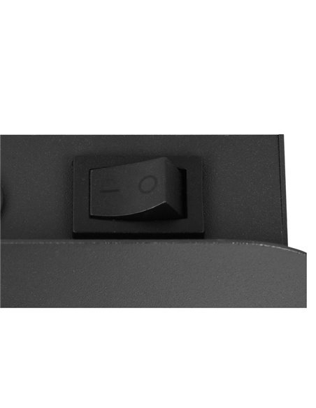Foco de pared o de techo GILLAN con interruptor integrado bombilla excl. 1x GU10 max. 10W IP20