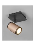 Foco de pared o de techo GILLAN con interruptor integrado bombilla excl. 1x GU10 max. 10W IP20