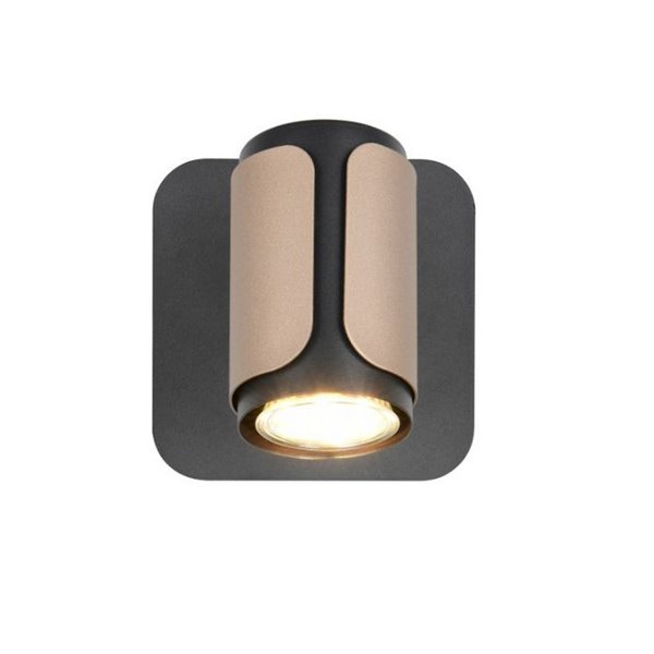 Spot mural ou plafonnier GILLAN avec interrupteur intégré ampoule excl. 1x GU10 max. 10 W IP20