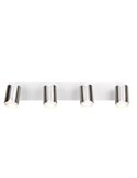 Regleta de 4 focos GILLAN orientables bombilla excl. 4x GU10 max. 10W IP20 blanco