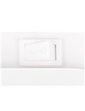 Spot mural ou plafonnier GILLAN avec interrupteur intégré ampoule excl. 1x GU10 max. 10W IP20 blanc