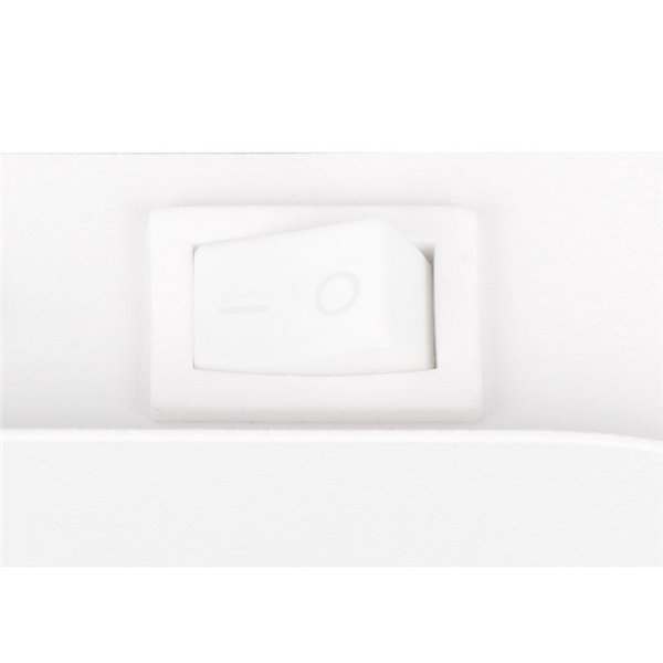 Spot mural ou plafonnier GILLAN avec interrupteur intégré ampoule excl. 1x GU10 max. 10W IP20 blanc