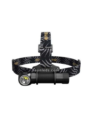 Linterna Frontal de Cabeza LED Potente Nitecore HC33 1800Lm model 2018 con cinta de nylon para 1 bateria 18650 | LeonLeds Ilumin