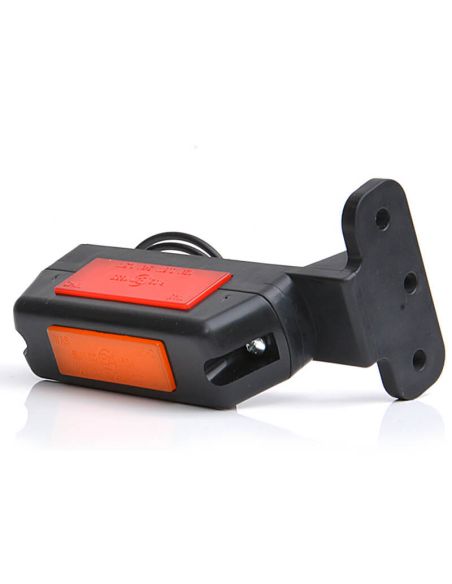 Veilleuse LED multifonction avec support coudé pour position avant, arrière et latérale 12V-24V | Homologué Neon A, R, SM1