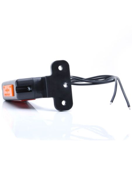 Veilleuse LED multifonction avec support coudé pour position avant, arrière et latérale 12V-24V | Homologué Neon A, R, SM1