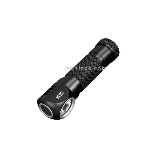 Linterna Frontal de Cabeza LED Potente Nitecore HC33 1800Lm model 2018 con cinta de nylon para 1 bateria 18650 | LeonLeds Ilumin