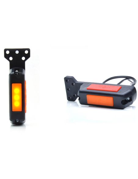 Piloto LED multifuncional com suporte plano para posição frontal, traseira e lateral 12V-24V | Aprovado Neon A, R, SM1