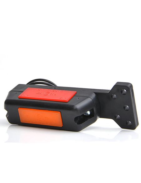 Veilleuse LED multifonction avec support plat pour position Avant, Arrière et Latérale 12V-24V | Homologué Neon A, R, SM1