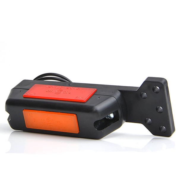 Piloto LED multifuncional com suporte plano para posição frontal, traseira e lateral 12V-24V | Aprovado Neon A, R, SM1