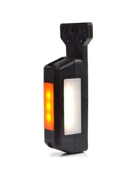 Veilleuse LED multifonction avec support plat pour position Avant, Arrière et Latérale 12V-24V | Homologué Neon A, R, SM1