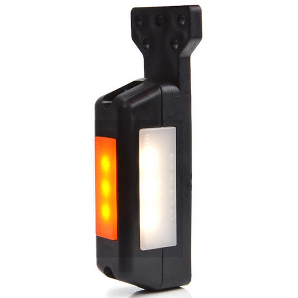 Veilleuse LED multifonction avec support plat pour position Avant, Arrière et Latérale 12V-24V | Homologué Neon A, R, SM1