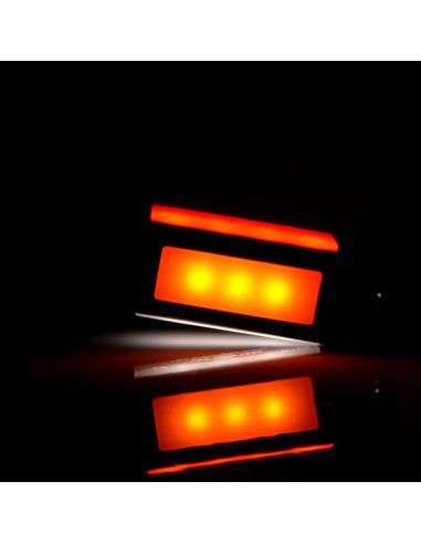 Encendido Piloto LED Multifunción con soporte plano de Posición Delantera, Trasera y Lateral 12V-24V | Homologada Neon A, R, SM1