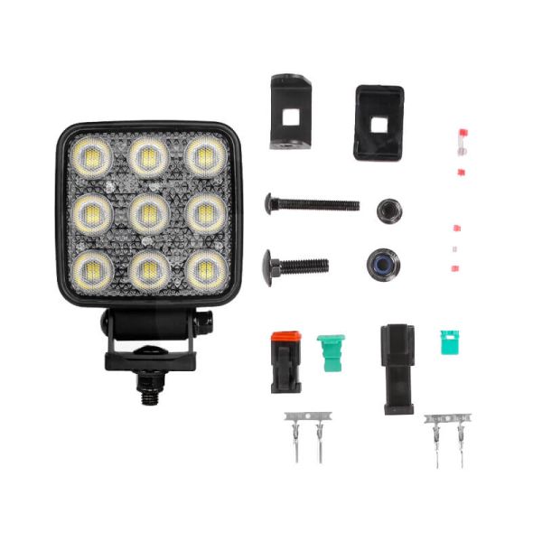 Accesorios Faro de Trabajo LED Cuadrado 6.237Lm 54W 12V/24V | Iluminación de Largo Alcance