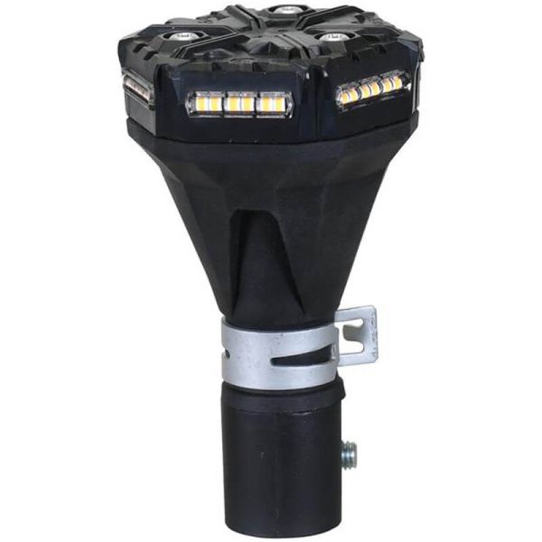 MICRO BRIGHT 12V âmbar IP67 Sinalizador LED Piscante | Segurança compacta Ø 7,5cm