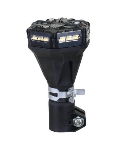 Rotativo LED Destellante MICRO BRIGHT 12V Ámbar IP67 | Seguridad Compacta Ø 7,5Cm