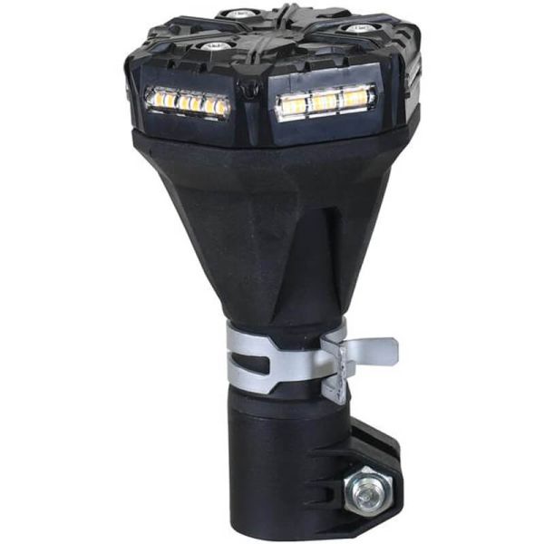 Rotativo LED Destellante MICRO BRIGHT 12V Ámbar IP67 | Seguridad Compacta Ø 7,5Cm