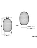 Lámpara de sobremesa LED regulable con carga USB y sensor táctil FACETTE  1,5W 140lm 3000K IP20