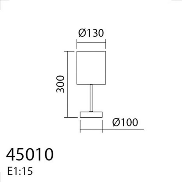 Lámpara de sobremesa con base madera SET WOOD, pantalla negra, E14