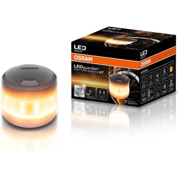 Luz de Emergencia V16 IoT OSRAM | producto y embalaje