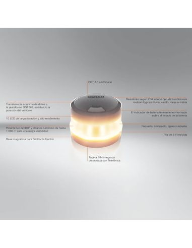 Luz de Emergencia V16 IoT OSRAM | especificaciones