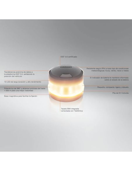 Luz de Emergencia V16 IoT OSRAM | especificaciones