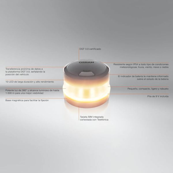 Luz de Emergencia V16 IoT OSRAM | especificaciones