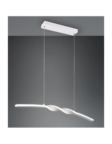 GINKO Suspension LED Moderne Hauteur Réglable 4000K 18W 2100Lm IP20