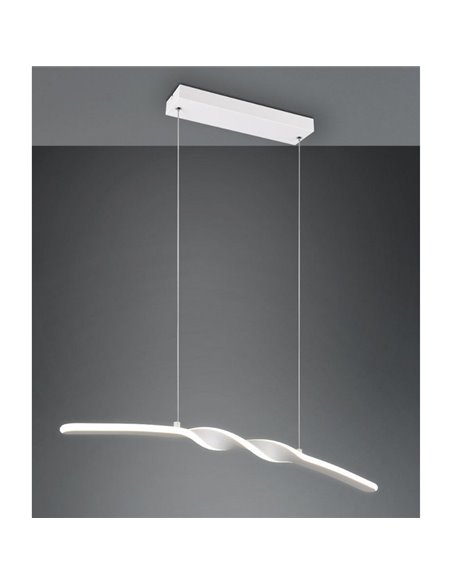 Lámpara colgante LED moderna GINKO altura ajustable 4000K 18W 2100Lm IP20
