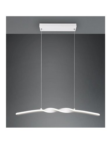 GINKO Suspension LED Moderne Hauteur Réglable 4000K 18W 2100Lm IP20