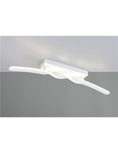 Plafonnier LED GINKO style moderne 18W 1980Lm blanc chaud 3000K IP20