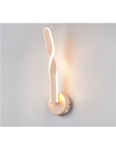 Aplique de pared LED con interruptor GINKO 11W 1150Lm 3000K IP20