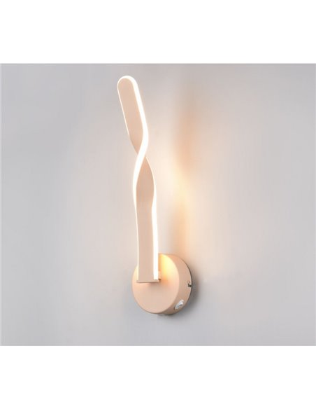 Aplique de pared LED con interruptor GINKO 11W 1150Lm 3000K IP20