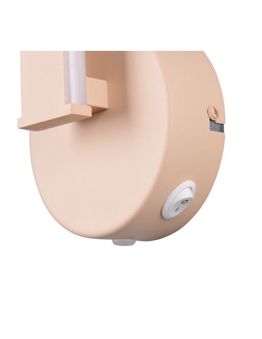 GINKO 11W 1150Lm 3000K IP20 LED Luminária de parede com interruptor